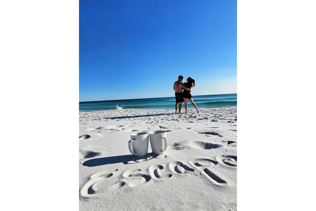 florida panhandle coffee on the beach escape