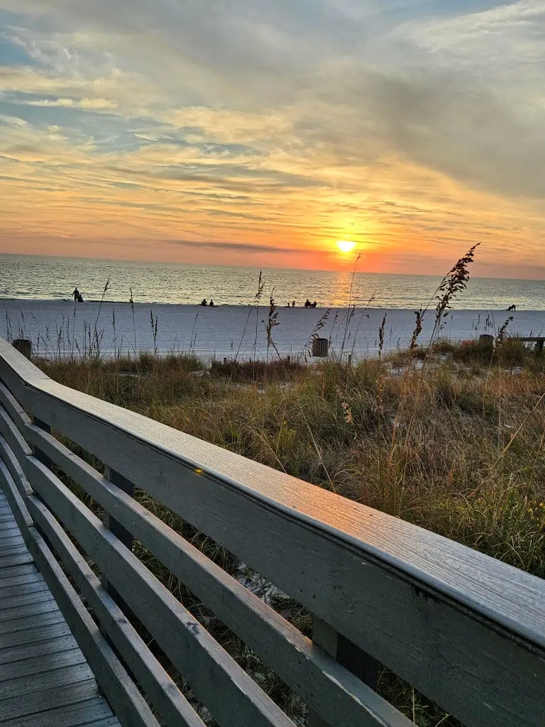florida panhandle panama city beach sunset