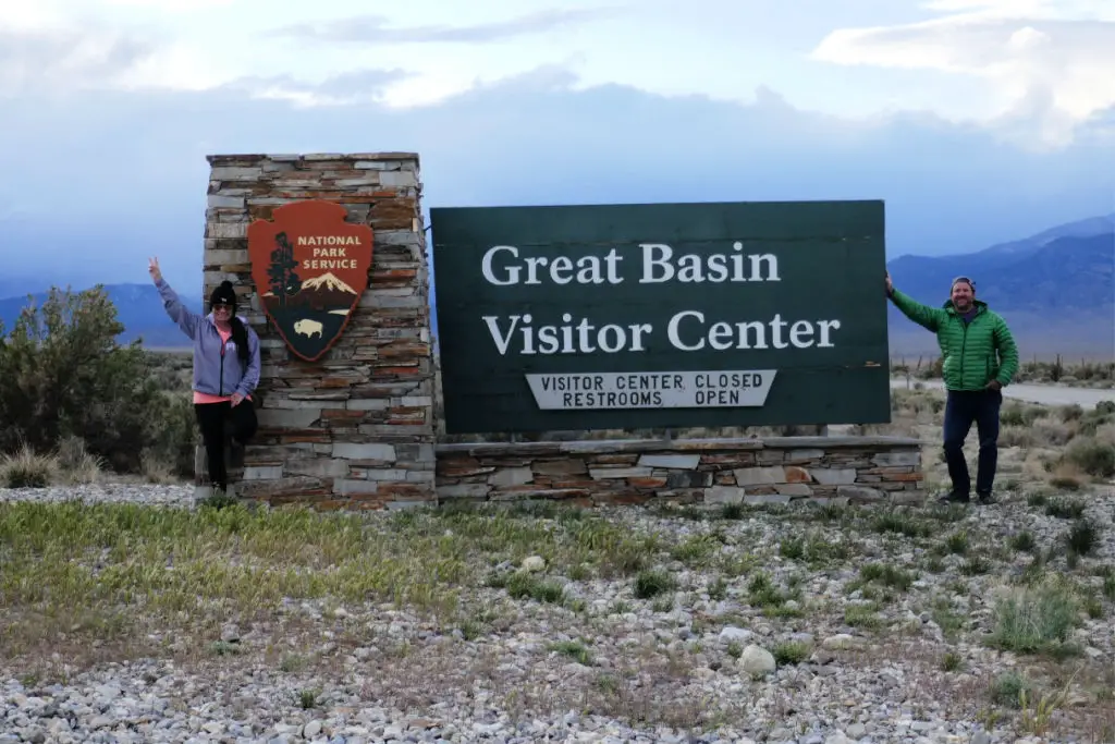 great basin national park visitor center sign