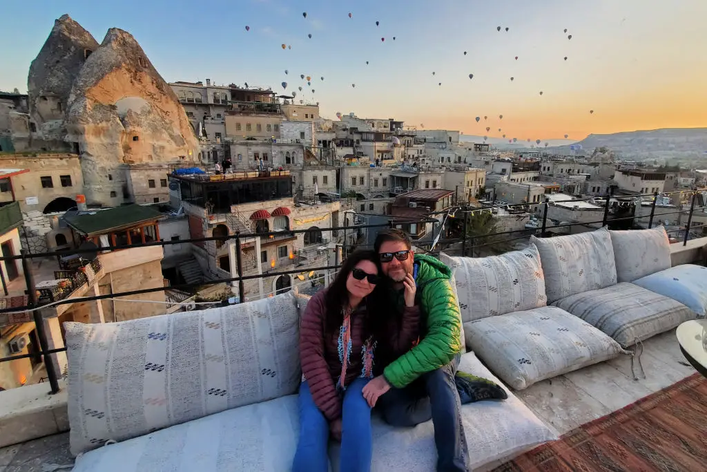 Cappadocia Rooftop Hot Air Balloons Viewing Morning