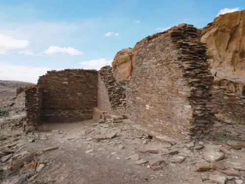 Chaco Canyon Hungo Pavi Perimter Wall