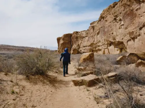 Chaco Canyon Petroglyph Walk Trail