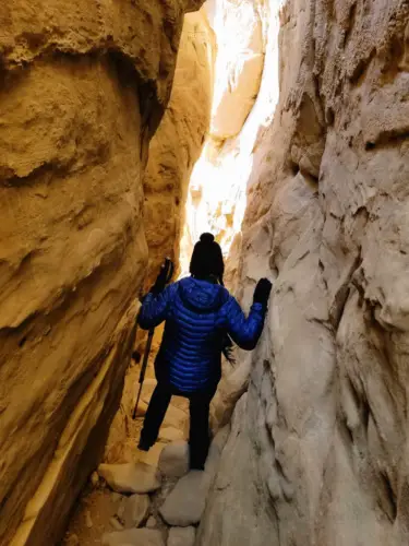 Chaco Canyon Pueblo Alto Trail Crevasse Climb