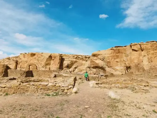 Chaco Canyon Pueblo Bonito Cliff