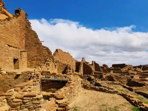 Chaco Canyon Pueblo Bonito Interior Walls