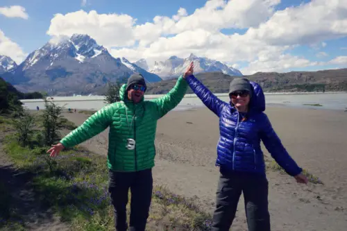 Lago de Grey Patagonia Torres Del paine