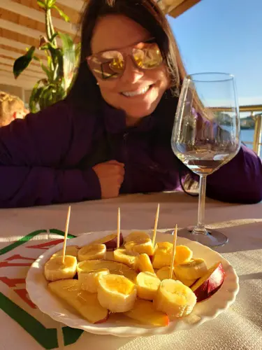 Legisi Beach Restaurant Dessert Bananas and Honey