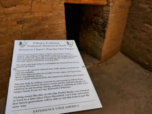 Original Intact home Pueblo Bonito Chaco Canyon