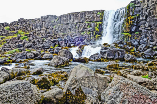 Thingvellir National Park Iceland Waterfall