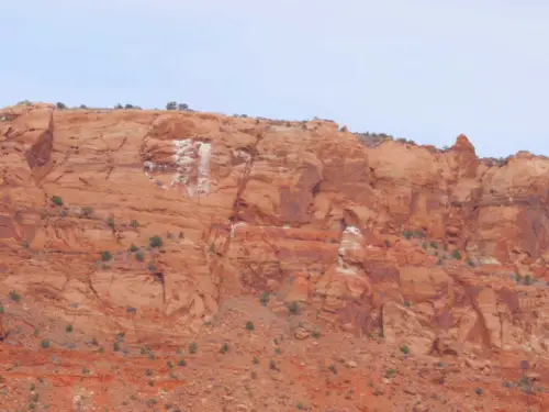 Vermilion's Condor Viewing Site Bird Droppings Zoom