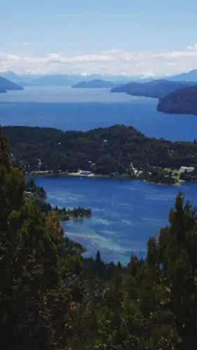 View from Cerro Campanario Bariloche Patagonia