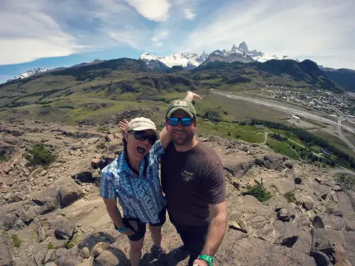 Views of El chalten and fitz roy patagonia