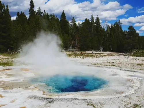 Yellowstone itinerary upper geyser spasmodic geyser