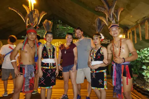 exploring borneo island Mari Mari Cultural Village Entertainment