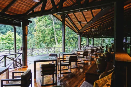 exploring borneo island borneo rainforest lodge dining hall