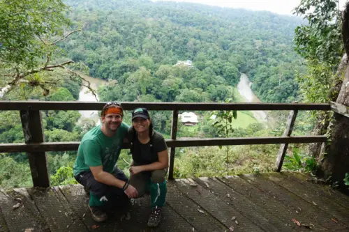 exploring borneo island highest viewpoint