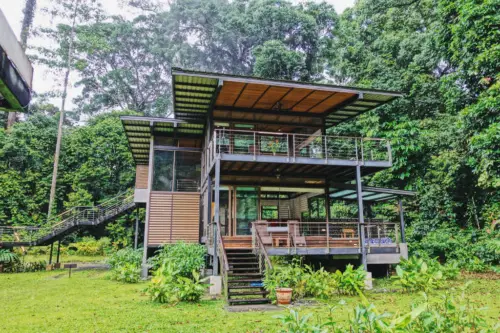 exploring borneo island premium villa exterior